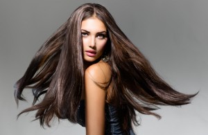 Gepflegte lange Haare