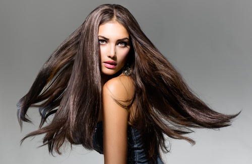 Gepflegte lange Haare